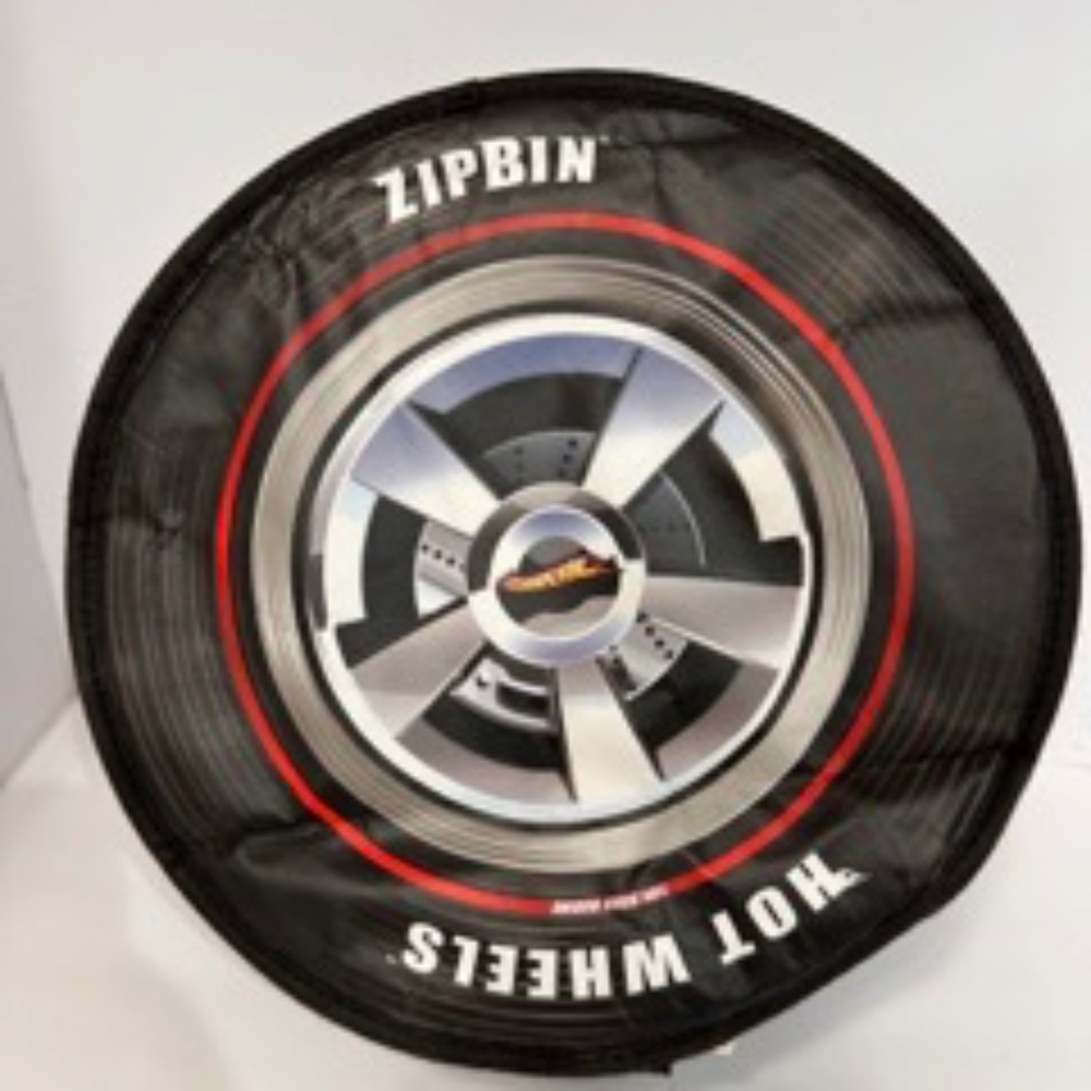 Vintage Hot Wheels Zipbin Carrying Bag